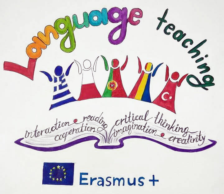 Η πρόταση για το λογότυπο του προγράμματος Erasmus+ όπως σχεδιάστηκε από τους μαθητές μας